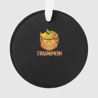Trumpkin -  Halloween Pumpkin Ornament