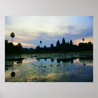 Angkor Wat Morning, Cambodia Poster