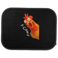 F-Caw-F Chicken Essential Minimal Clean Car Floor Mat