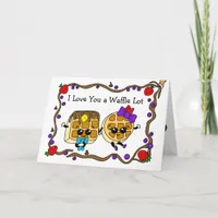 I Love You a Waffle Lot, Happy Valentine's Day Card