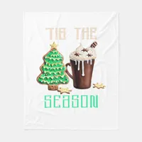 Tis The Season Christmas Fleece Blanket
