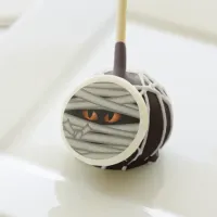 Mummy Eyes Halloween Orange ID685 Cake Pops