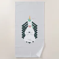 Unicorn Yoga Beach Towel