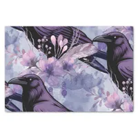 Watercolor Flowers Floral Raven Botanicals Tissue Paper