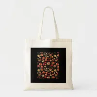 Whimsigoth Chintz Vintage Oil Painting Tote Bag