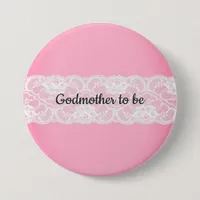 Godmother to be button