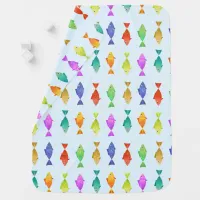 Cute colorful fish pattern  baby blanket