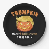 Halloween Trumpkin - Make Halloween Great Again  Paper Plates