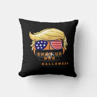 Trumpkin Make Halloween Great Again Gift Classic Throw Pillow