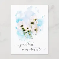 *~* Photo SKY Pink Flowers FLORAL AR15 Postcard