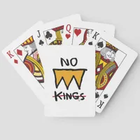 No Kings Anti Classic Poker Cards