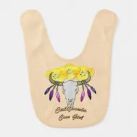 California Boho Cowgirl Baby Bib