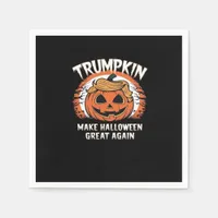 Trumpkin Make Halloween Great Again Funny Napkins