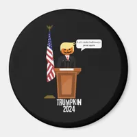 Trumpkin Let's Make Halloween Great Again Classic Magnet