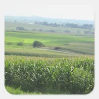 Midwest Amish Farm Scenic View Sticker