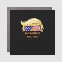 Make Halloween Great Again - Trumpkin Design  Car Magnet