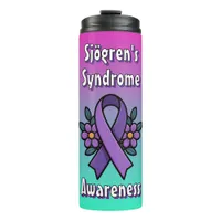 Sjögren's Awareness | Purple Ribbon Thermal Tumbler