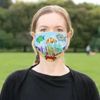 Tropical Fish Oceanic Sea Life Adult Cloth Face Mask