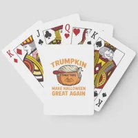 Halloween Trumpkin – Spooky Parody Quote for Hallo Poker Cards