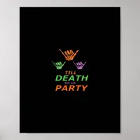 Till Death Do Us Party Classic Poster