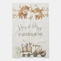 Nan & Pop's Farmhouse Cute Country Farm Kitchen Towel