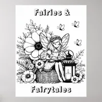 Color Me | Fairies and Fairytales Poster