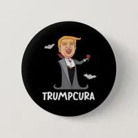 Halloween Dracula  Funny Classic Button