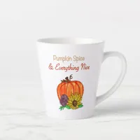 Pumpkin Spice & Everything Nice Autumn Latte Mug