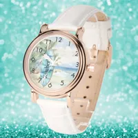 Surboard beach palm trees name watch