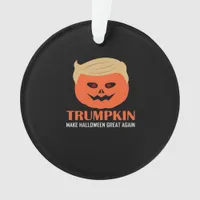 Trumpkin Make Halloween Great Again Funny Spooky P Ornament