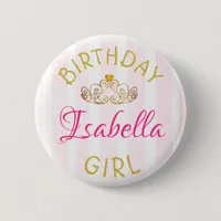 Birthday Girl Button
