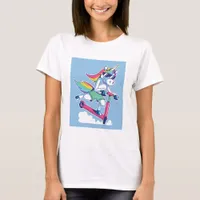 Unicorn on a Scooter T-Shirt