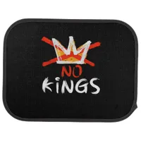 No King Funny Quote Retro Creative Style Car Floor Mat