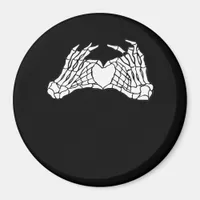 Skeleton Heart Hands - Light Magnet