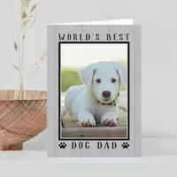 World's Best Dog Dad Pet Photo