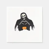 Skeleton Hand Heart Follower Classic Napkins