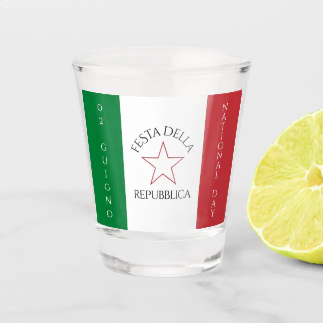 Festa della Repubblica National Day of Italy Flag Shot Glass