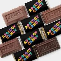Funny Colorful Apology Candy Hershey's Miniatures
