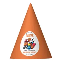 Modern Boys Sports Balls All Star 1st Birthday  Party Hat
