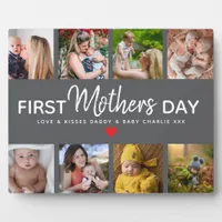 Simple First Mother’s Day Photo Collage Plaque