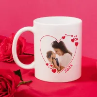 Heart Frame Photo Mug