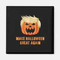 Make Halloween Great Again Funny Trumpkin Classic  Magnet