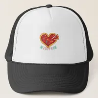Take a Slice of my Pizza Heart Trucker Hat