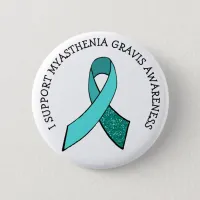 Myasthenia Gravis Awareness Ribbon Button