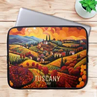 Painting of Tuscany in Autumn | Italy Travel | Art Laptop Sleeve