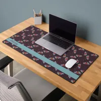 Love Note: Doodles for Music Lovers Name Teal Desk Mat