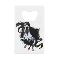 Zombie Unicorn Standing Credit Card Bottle Opener