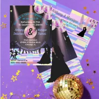 Customizable Disco Wedding Invitation