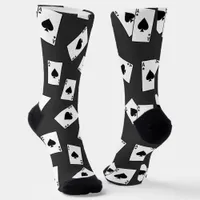 Ace of Spades Vegas Gamer Socks