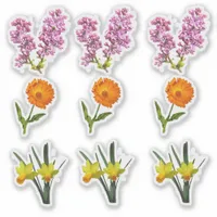 Vinyl Sticker - Spring Flowers